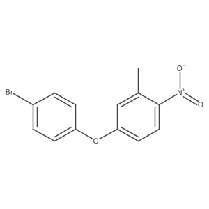 4-(4-Bromophenoxy)-2-methyl-1-nitrobenzene结构式