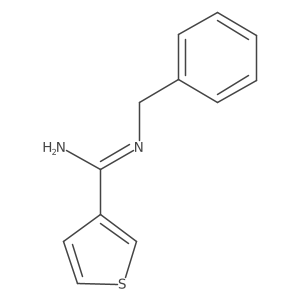 N-Benzylthiophene-3-carboximidamide Structure