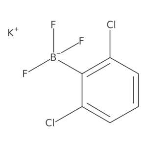 Potassium (2,6-dichlorophenyl)trifluoroborate Structure