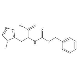 Na-((Benzyloxy)carbonyl)-Np-methyl-L-histidine结构式
