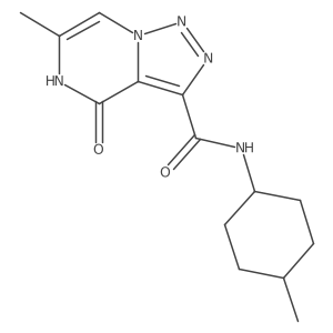 6-methyl-N-(4-methylcyclohexyl)-4-oxo-4,5-dihydro[1,2,3]triazolo[1,5-a]pyrazine-3-carboxamide Structure
