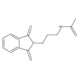 N-{2-[(1,3-dioxo-2,3-dihydro-1H-isoindol-2-yl)oxy]ethyl}acetamide Structure