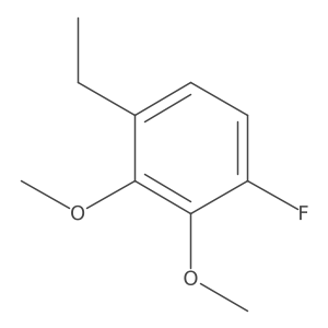 1,2-Dimethoxy-3-ethyl-6-fluorobenzene结构式