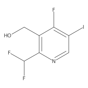 2-(Difluoromethyl)-4-fluoro-5-iodopyridine-3-methanol Structure