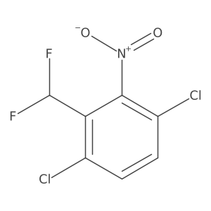 3,6-Dichloro-2-nitrobenzodifluoride结构式