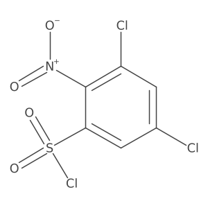 3,5-Dichloro-2-nitrobenzenesulfonyl chloride结构式