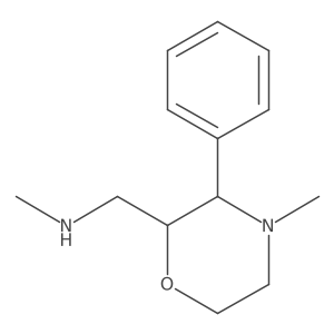 methyl({[(2S,3S)-4-methyl-3-phenylmorpholin-2-yl]methyl})amine结构式
