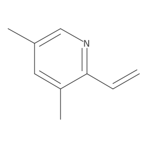2-Ethenyl-3,5-dimethylpyridine结构式