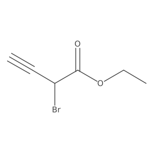 Ethyl 2-bromobut-3-ynoate Structure