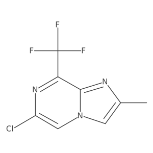 6-Chloro-2-methyl-8-(trifluoromethyl)imidazo[1,2-A]pyrazine Structure