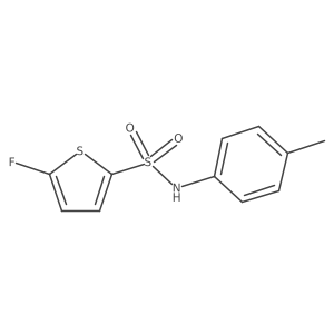 5-Fluoro-N-(p-tolyl)thiophene-2-sulfonamide结构式