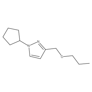 1-cyclopentyl-3-(propoxymethyl)-1H-pyrazole Structure