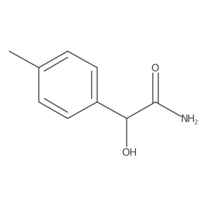 Benzeneacetamide, alpha-hydroxy-4-methyl- Structure