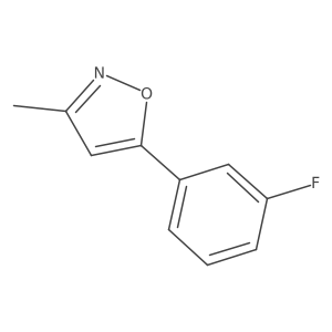 5-(3-Fluorophenyl)-3-methyl-1,2-oxazole Structure