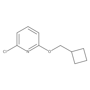 2-Chloro-6-(cyclobutylmethoxy)pyridine Structure