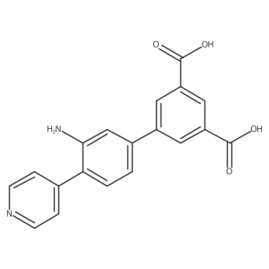 3'-Amino-4'-(pyridin-4-yl)-[1,1'-biphenyl]-3,5-dicarboxylic acid结构式