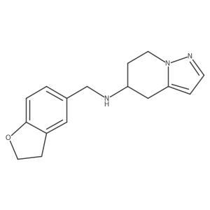 N-((2,3-dihydrobenzofuran-5-yl)methyl)-4,5,6,7-tetrahydropyrazolo[1,5-a]pyridin-5-amine结构式