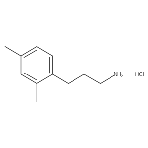 3-(2,4-Dimethylphenyl)propan-1-amine hydrochloride Structure