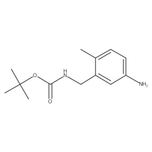 tert-butylN-[(5-amino-2-methylphenyl)methyl]carbamate Structure