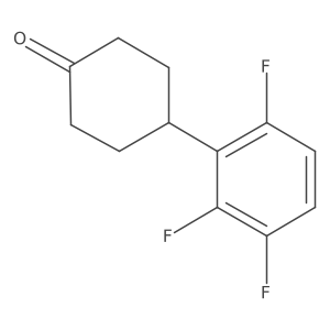 4-(2,3,6-Trifluorophenyl)cyclohexan-1-one Structure