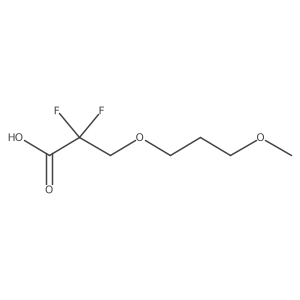 2,2-Difluoro-3-(3-methoxypropoxy)propanoic acid结构式