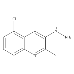 5-Chloro-3-hydrazinyl-2-methylquinoline Structure