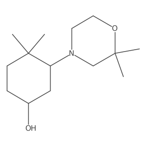 3-(2,2-Dimethylmorpholin-4-yl)-4,4-dimethylcyclohexan-1-ol Structure