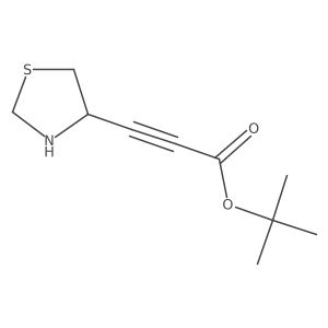 Tert-butyl 3-(1,3-thiazolidin-4-yl)prop-2-ynoate Structure