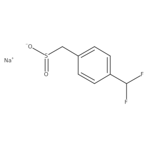 Sodium [4-(difluoromethyl)phenyl]methanesulfinate结构式