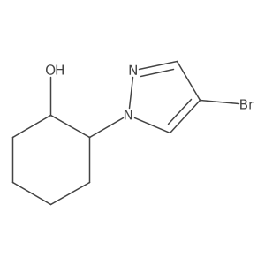 2alpha-(4-Bromo-1H-pyrazole-1-yl)cyclohexane-1beta-ol Structure