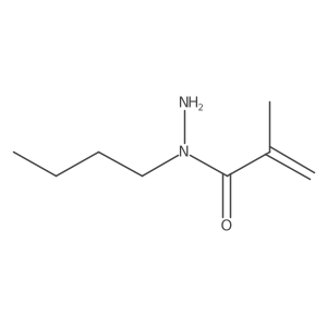 N-butyl-2-methylprop-2-enehydrazide结构式