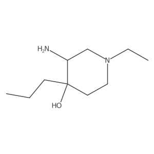 3-Amino-1-ethyl-4-propylpiperidin-4-ol Structure