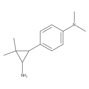rac-4-[(1R,3S)-3-amino-2,2-dimethylcyclopropyl]-N,N-dimethylaniline Structure