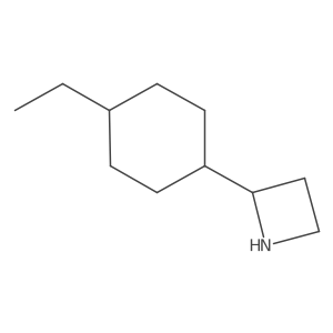 2-(4-Ethylcyclohexyl)azetidine结构式