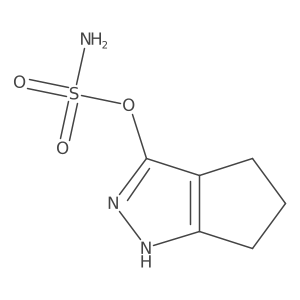 1H,4H,5H,6H-cyclopenta[c]pyrazol-3-yl sulfamate Structure