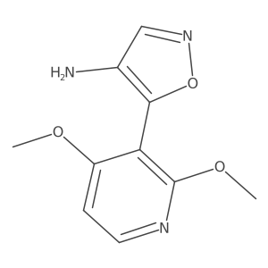 5-(2,4-Dimethoxypyridin-3-yl)-1,2-oxazol-4-amine结构式