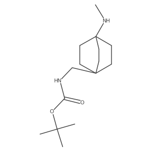 Tert-butyl ((4-(methylamino)bicyclo[2.2.2]octan-1-yl)methyl)carbamate Structure