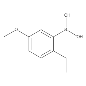 (3-Methoxy-6-ethyl-d8)-phenylboronic acid结构式