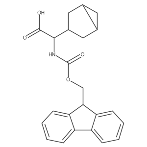 2-{bicyclo[3.1.0]hexan-3-yl}-2-({[(9H-fluoren-9-yl)methoxy]carbonyl}amino)acetic acid结构式