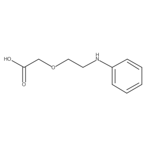 2-(2-(Phenylamino)ethoxy)acetic acid Structure