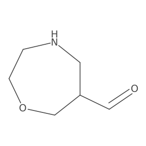 1,4-Oxazepane-6-carbaldehyde结构式