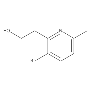2-(3-Bromo-6-methylpyridin-2-yl)ethanol Structure