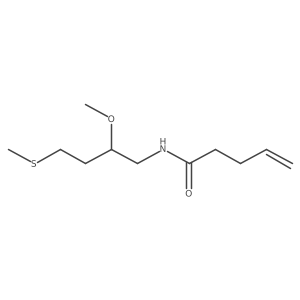 N-(2-Methoxy-4-methylsulfanylbutyl)pent-4-enamide Structure