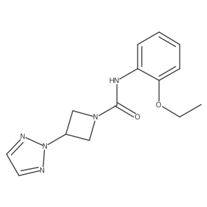 N-(2-ethoxyphenyl)-3-(2H-1,2,3-triazol-2-yl)azetidine-1-carboxamide Structure