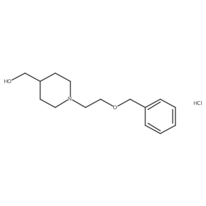 [1-(2-Phenylmethoxyethyl)piperidin-4-yl]methanol;hydrochloride结构式
