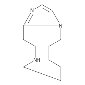 5H,6H,7H,8H,9H,10H,11H,12H,13H-imidazo[1,2-a]1,5-diazacycloundecane结构式