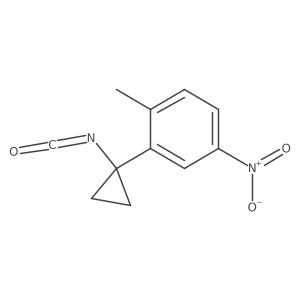 2-(1-Isocyanatocyclopropyl)-1-methyl-4-nitrobenzene结构式