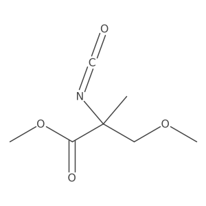 Methyl 2-isocyanato-3-methoxy-2-methylpropanoate Structure