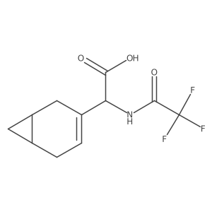 (2R)-2-{bicyclo[4.1.0]hept-3-en-3-yl}-2-(2,2,2-trifluoroacetamido)acetic acid Structure