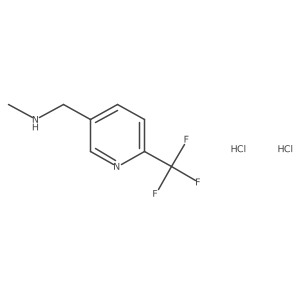 Methyl({[6-(trifluoromethyl)pyridin-3-yl]methyl})amine dihydrochloride Structure